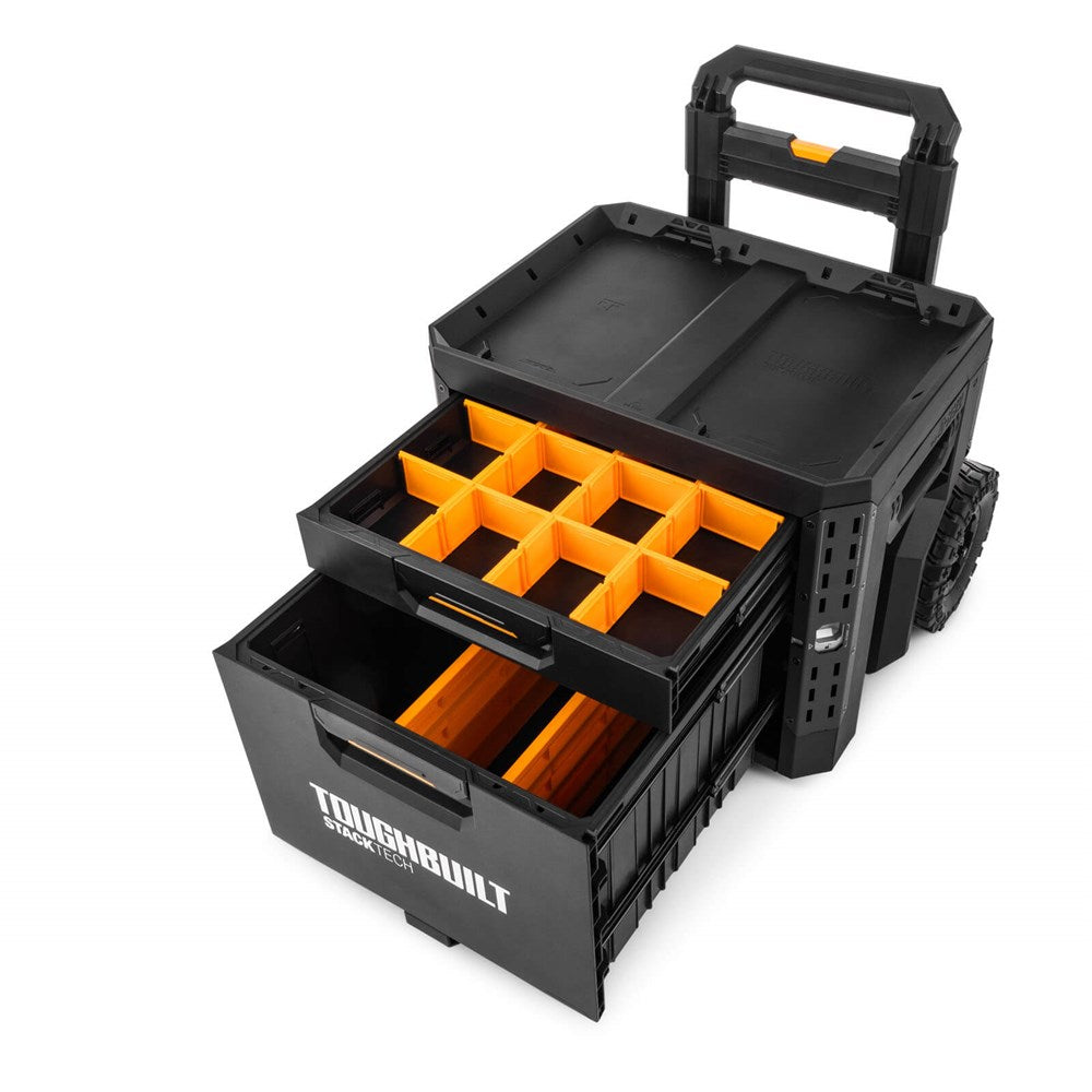 TOUGHBUILT STACKTECH ROLLING 2 DRAW BOX