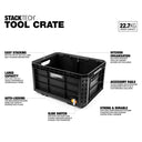 TOUGHBUILT STACKTECH TOOL CRATE TB-B1-X-50 (Similar to Milwaukee PACKOUT™ 48228440)