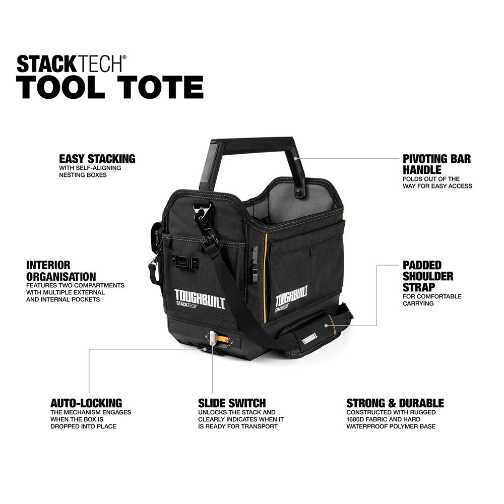 TOUGHBUILT STACKTECH TOOL TOTE 600MM