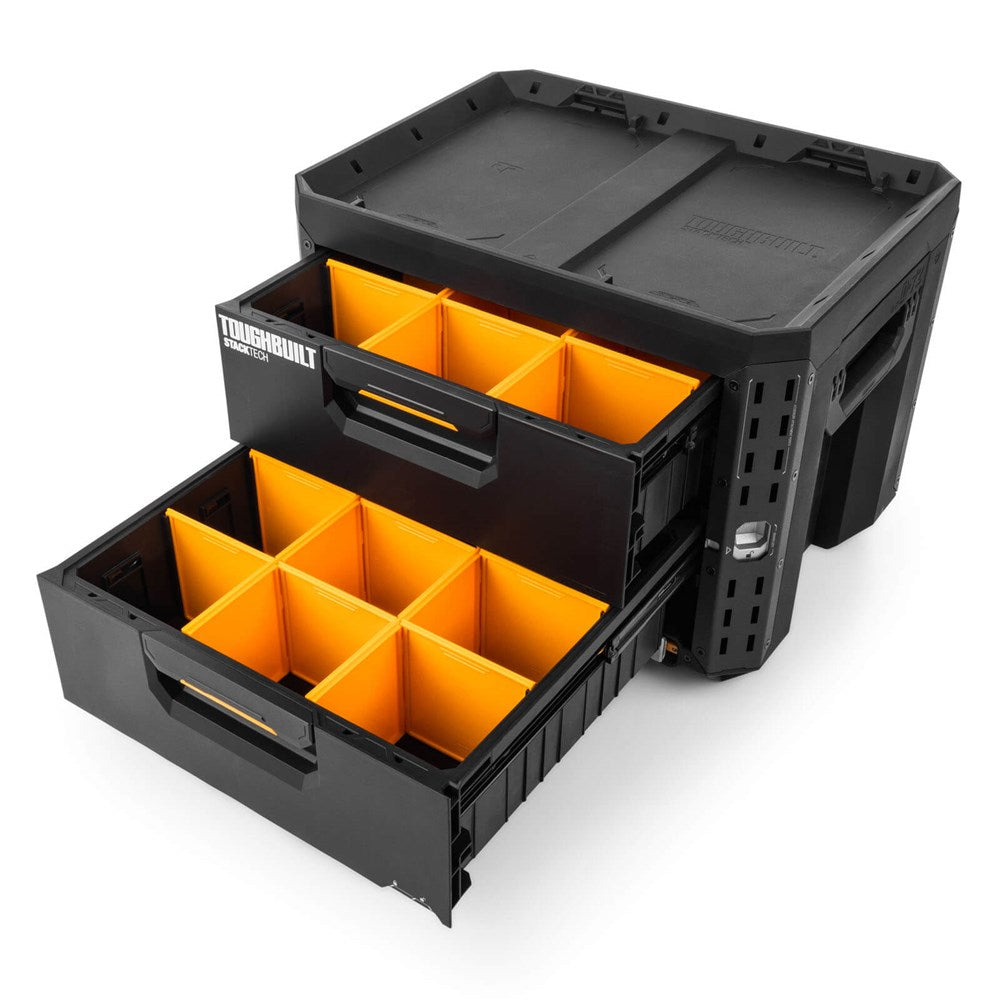 TOUGHBUILT STACKTECH XL 2 DRAW TOOL BOX
