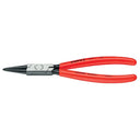 This is an image of Knipex round-nose pliers with red handles, offered by Kennedys Welding Supplies in Derwent Park TAS