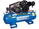 This is an image of a Peerless air compressor in blue, featured by Kennedys Welding Supplies in Derwent Park TAS, offering tool shop and welding specialists services.