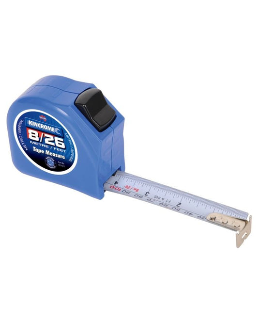 KINCROME TAPE MEASURE 8M METRIC/IMPERIAL