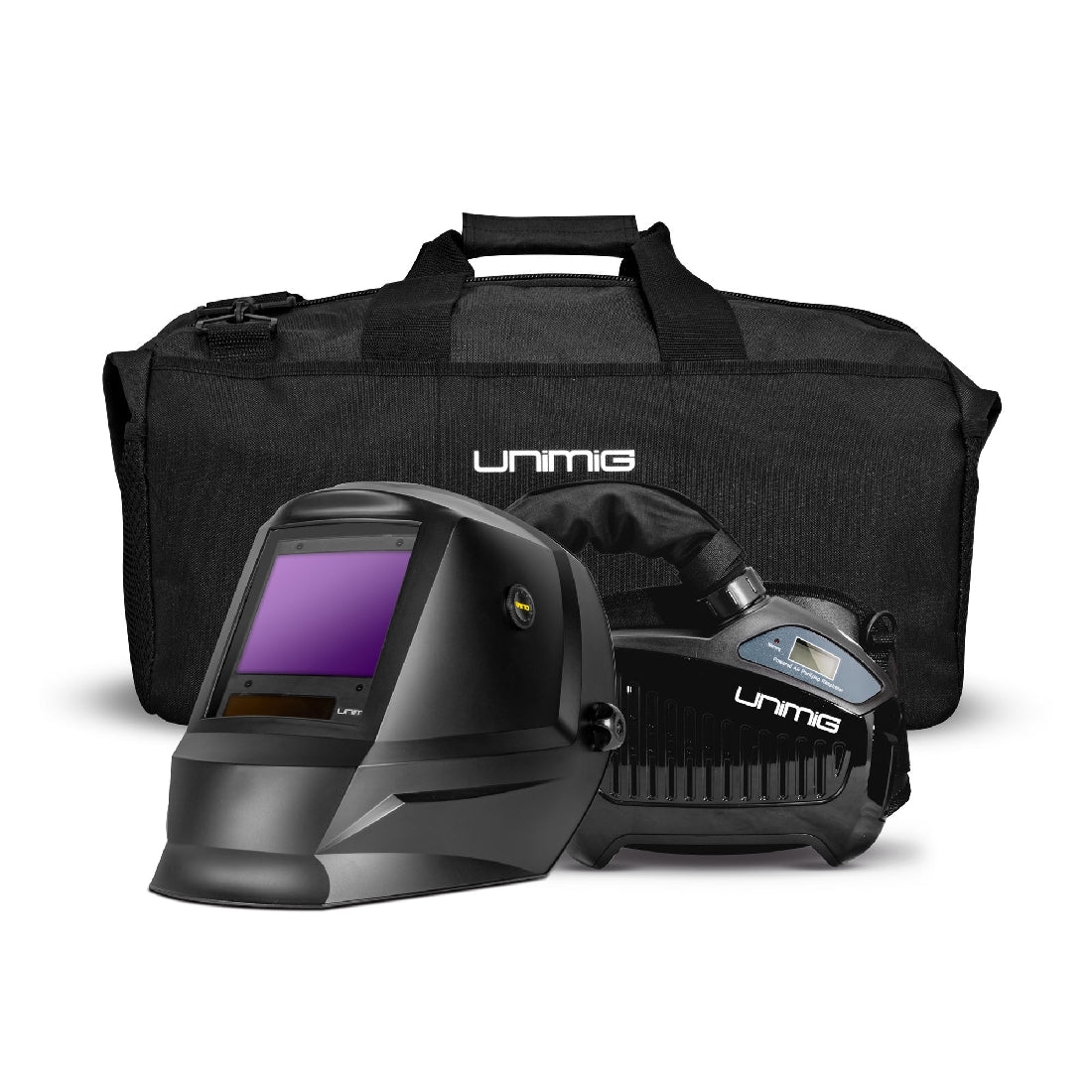 UNIMIG PAPR POWERED AIR PURIFYING RESPIRATOR – BLACK
