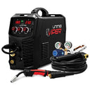 This is an image of the Unimig Viper MIG welder with control knobs, welding torch, and gas regulator, available at Kennedys Welding Supplies in Derwent Park, TAS, offering tool shop and welding specialist services