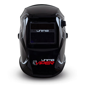 This is an image of a Unimig Viper welding helmet at Kennedys Welding Supplies in Derwent Park TAS offering tool shop and welding specialist services